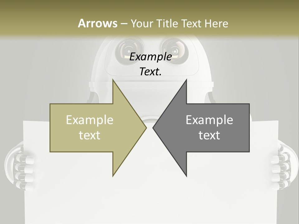 Intelligence Space Robot PowerPoint Template