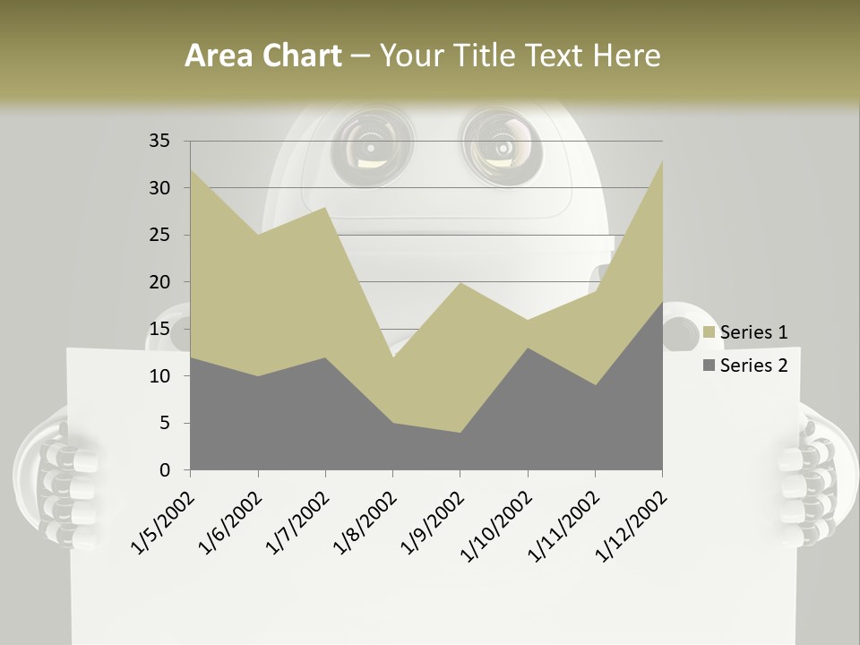 Intelligence Space Robot PowerPoint Template