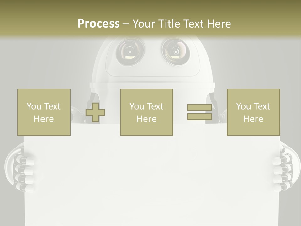 Intelligence Space Robot PowerPoint Template