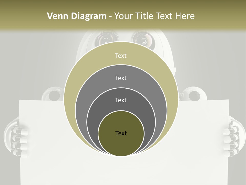 Intelligence Space Robot PowerPoint Template