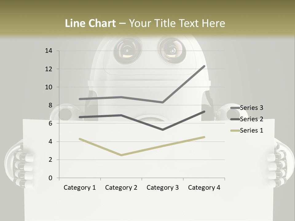 Intelligence Space Robot PowerPoint Template