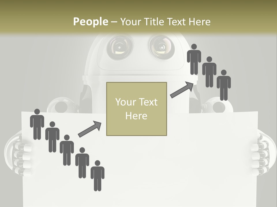 Intelligence Space Robot PowerPoint Template