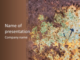 Erosion Industrial Grunge PowerPoint Template