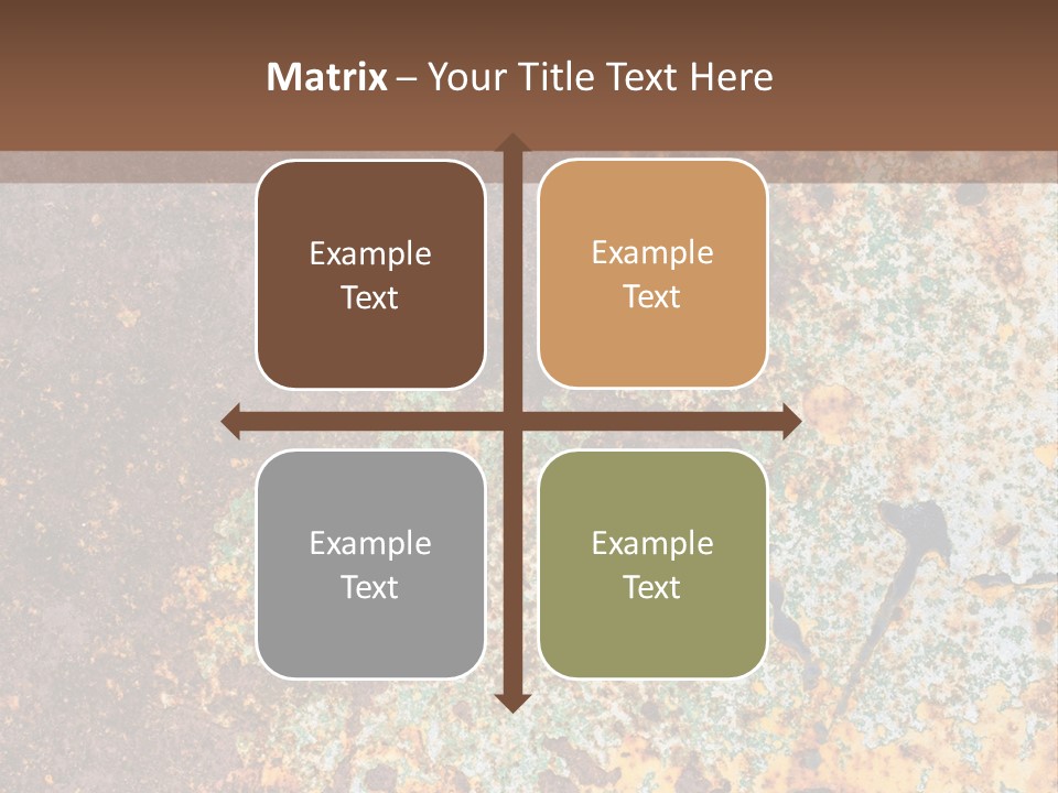 Erosion Industrial Grunge PowerPoint Template