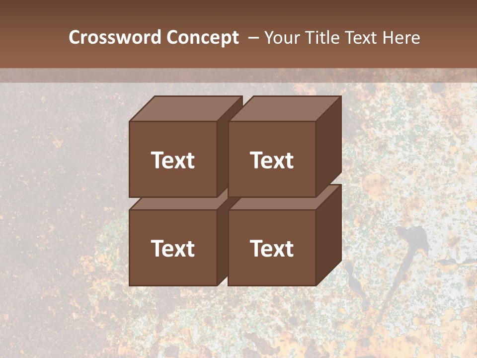 Erosion Industrial Grunge PowerPoint Template