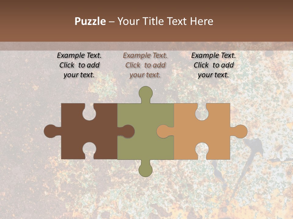 Erosion Industrial Grunge PowerPoint Template