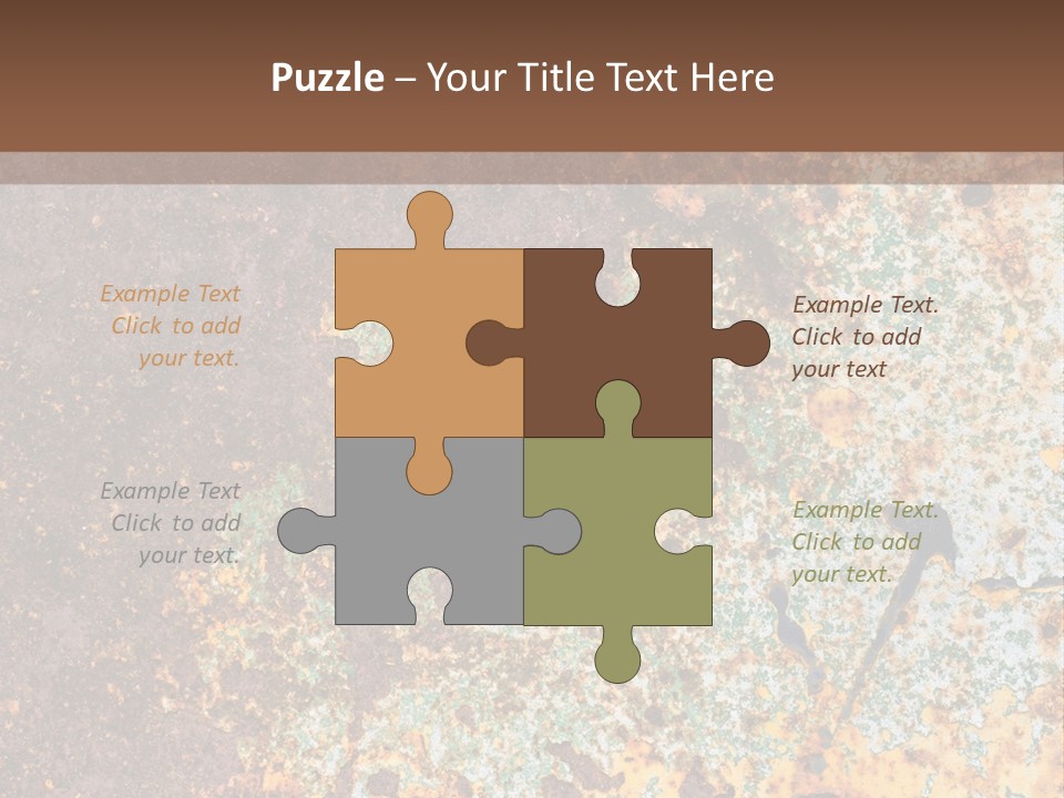 Erosion Industrial Grunge PowerPoint Template