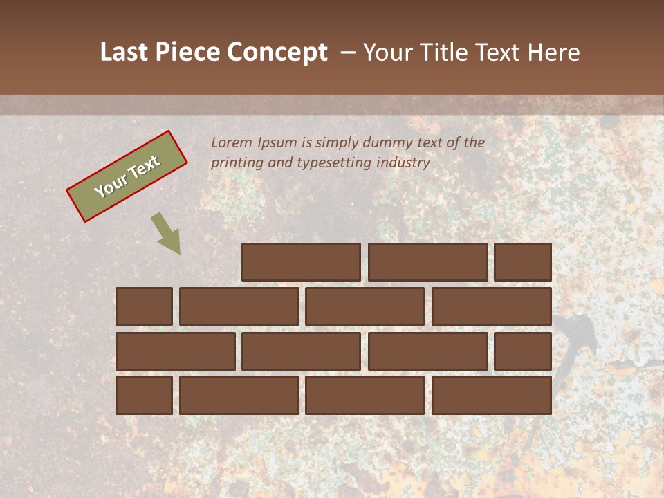 Erosion Industrial Grunge PowerPoint Template