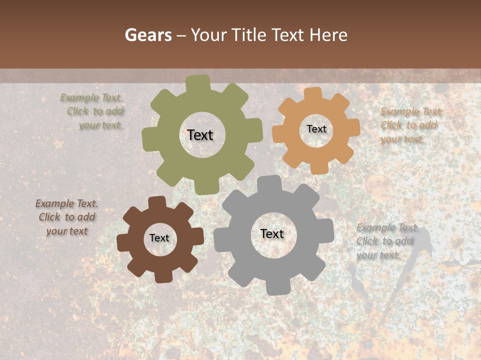 Erosion Industrial Grunge PowerPoint Template