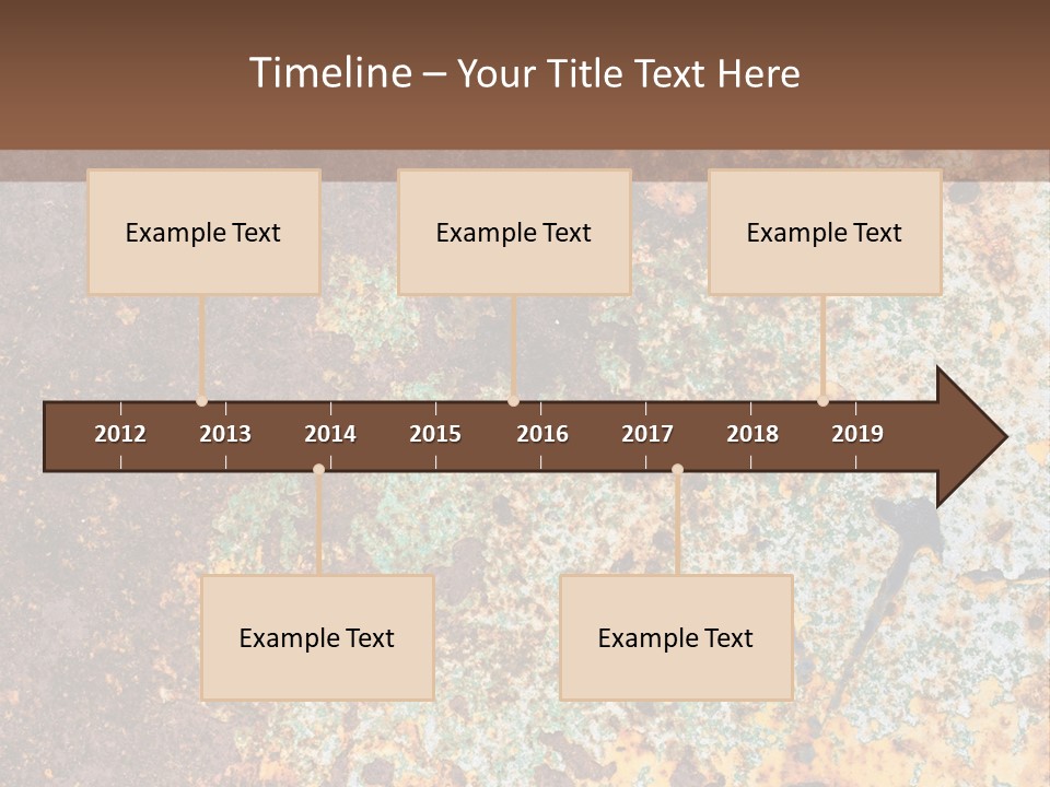 Erosion Industrial Grunge PowerPoint Template