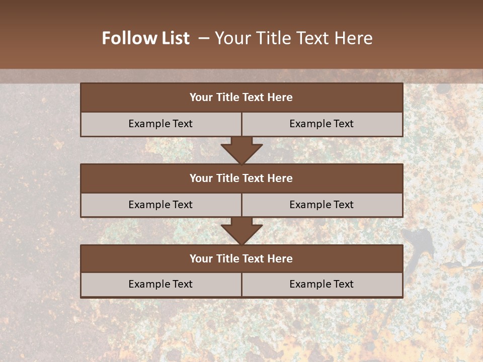 Erosion Industrial Grunge PowerPoint Template