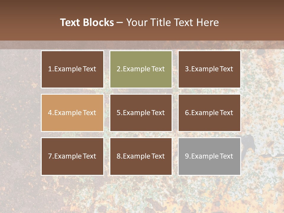 Erosion Industrial Grunge PowerPoint Template