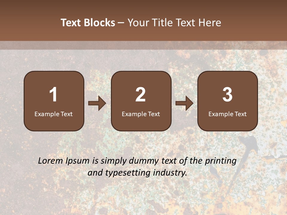 Erosion Industrial Grunge PowerPoint Template