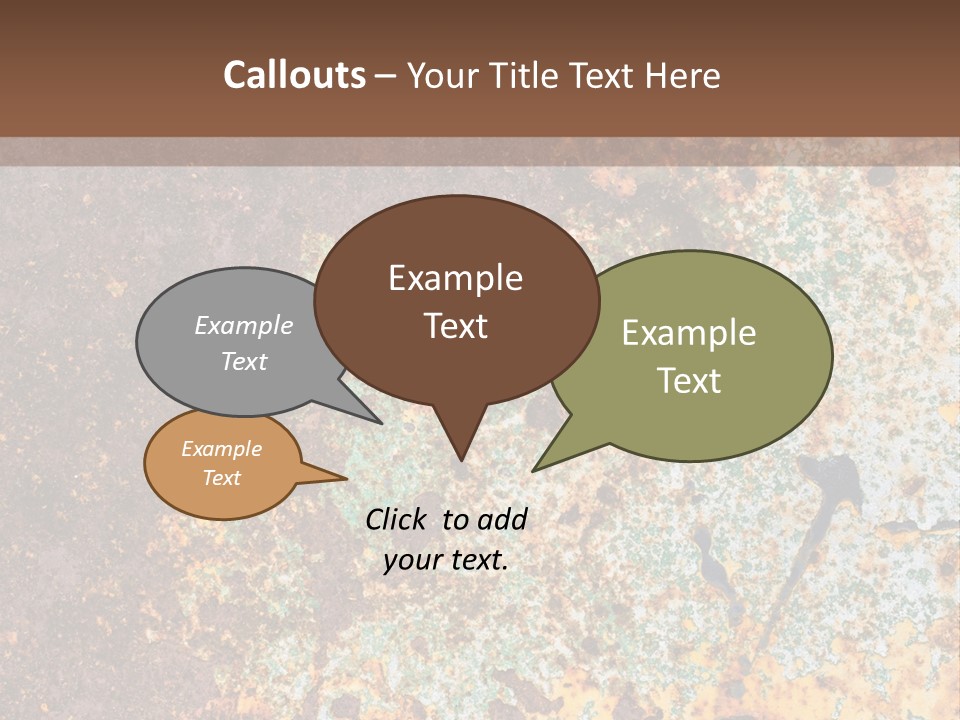 Erosion Industrial Grunge PowerPoint Template