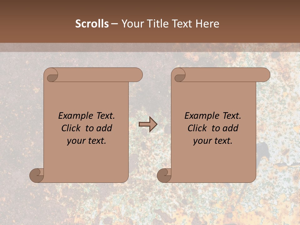Erosion Industrial Grunge PowerPoint Template