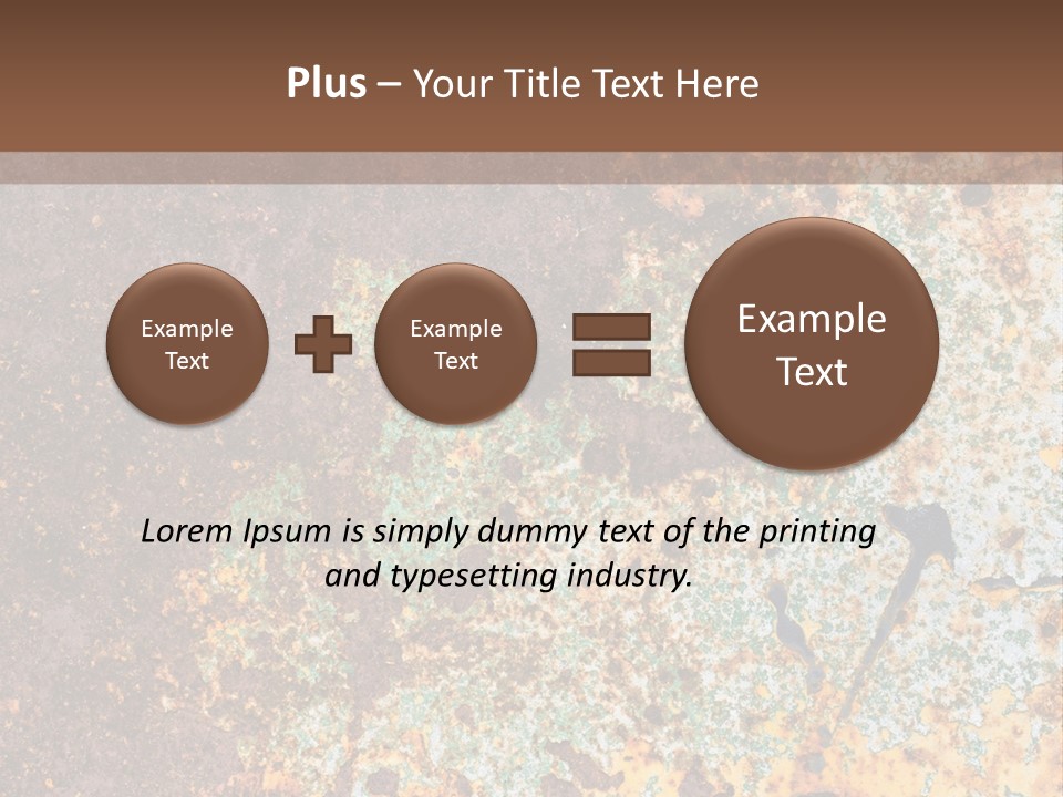 Erosion Industrial Grunge PowerPoint Template