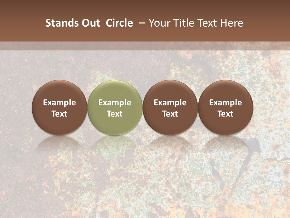 Erosion Industrial Grunge PowerPoint Template