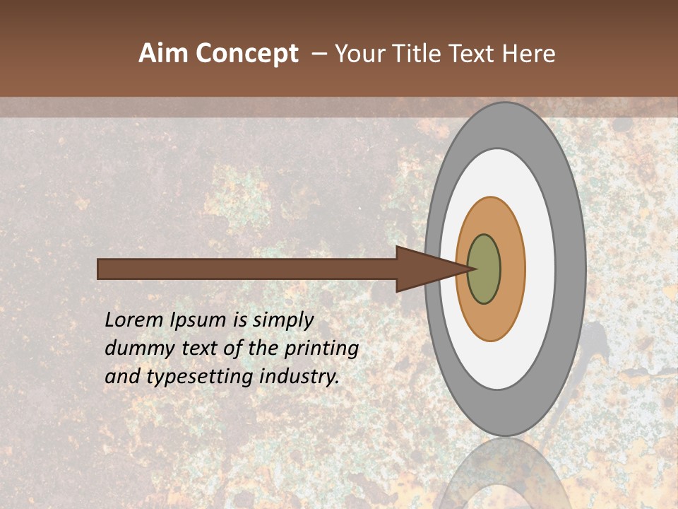Erosion Industrial Grunge PowerPoint Template