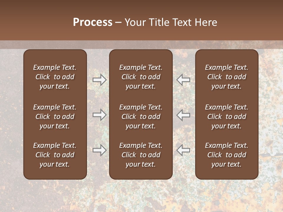 Erosion Industrial Grunge PowerPoint Template