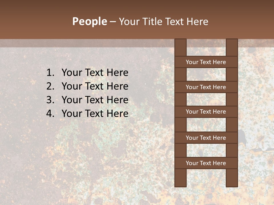 Erosion Industrial Grunge PowerPoint Template