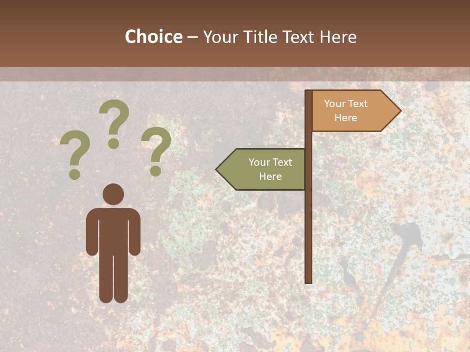 Erosion Industrial Grunge PowerPoint Template