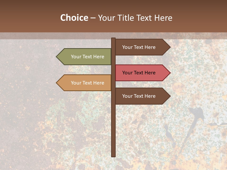 Erosion Industrial Grunge PowerPoint Template