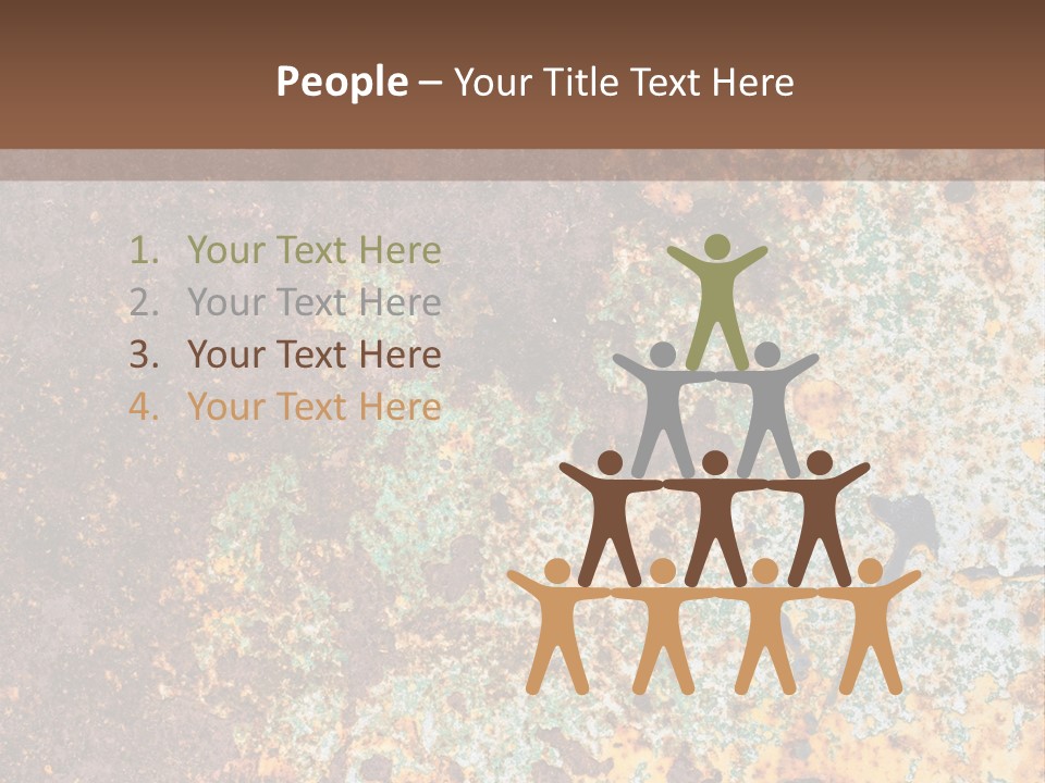 Erosion Industrial Grunge PowerPoint Template