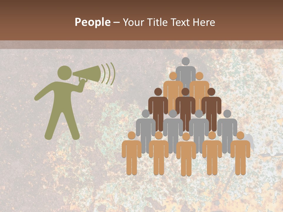 Erosion Industrial Grunge PowerPoint Template