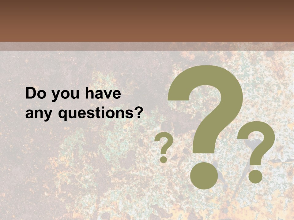 Erosion Industrial Grunge PowerPoint Template