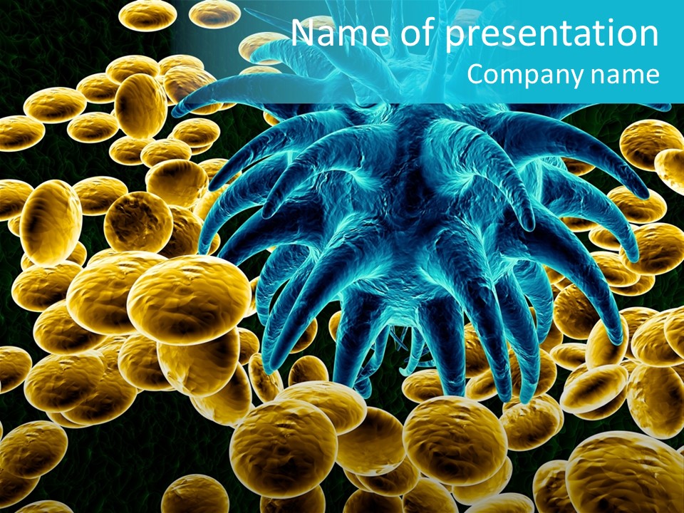 Concept White Cell PowerPoint Template