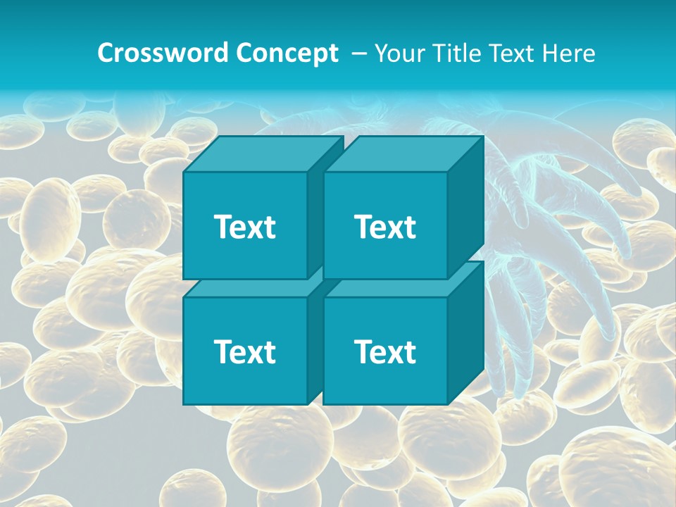 Concept White Cell PowerPoint Template