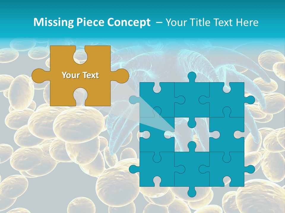 Concept White Cell PowerPoint Template