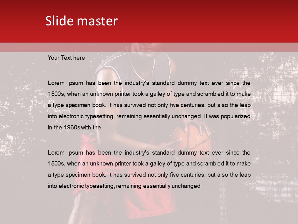 Person Play Fun PowerPoint Template