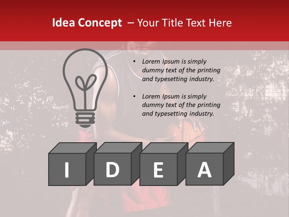 Person Play Fun PowerPoint Template