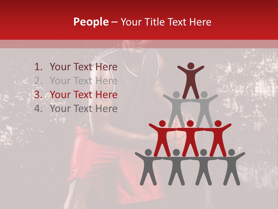 Person Play Fun PowerPoint Template