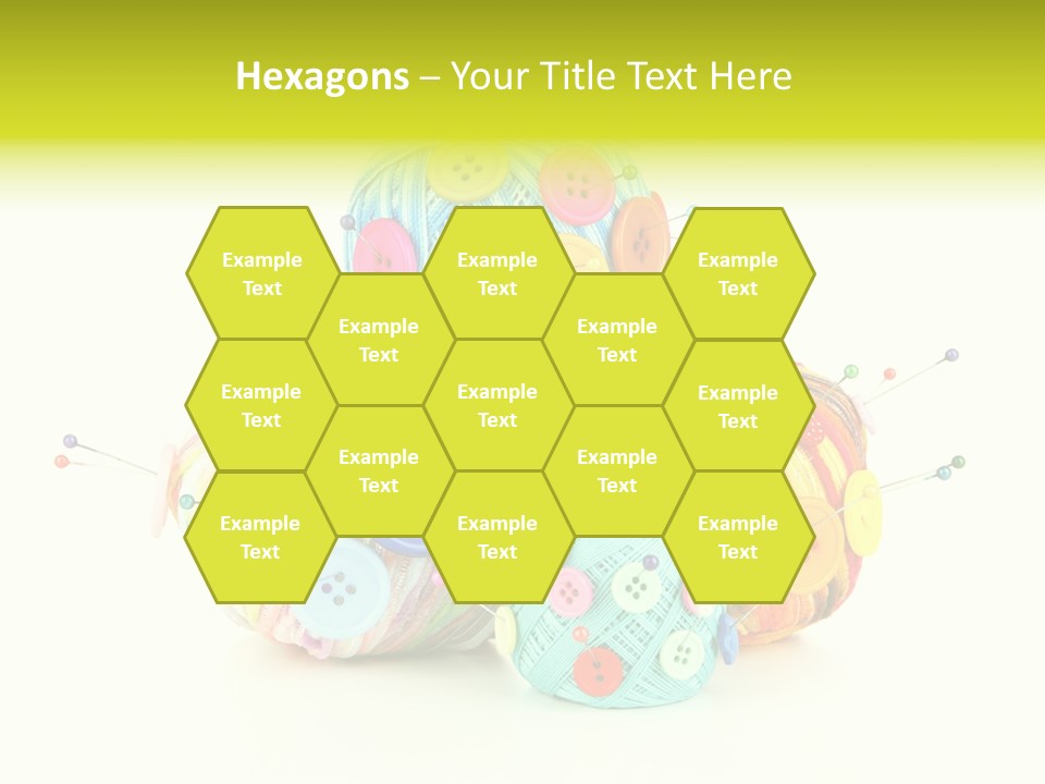 Spool Blue Coil PowerPoint Template