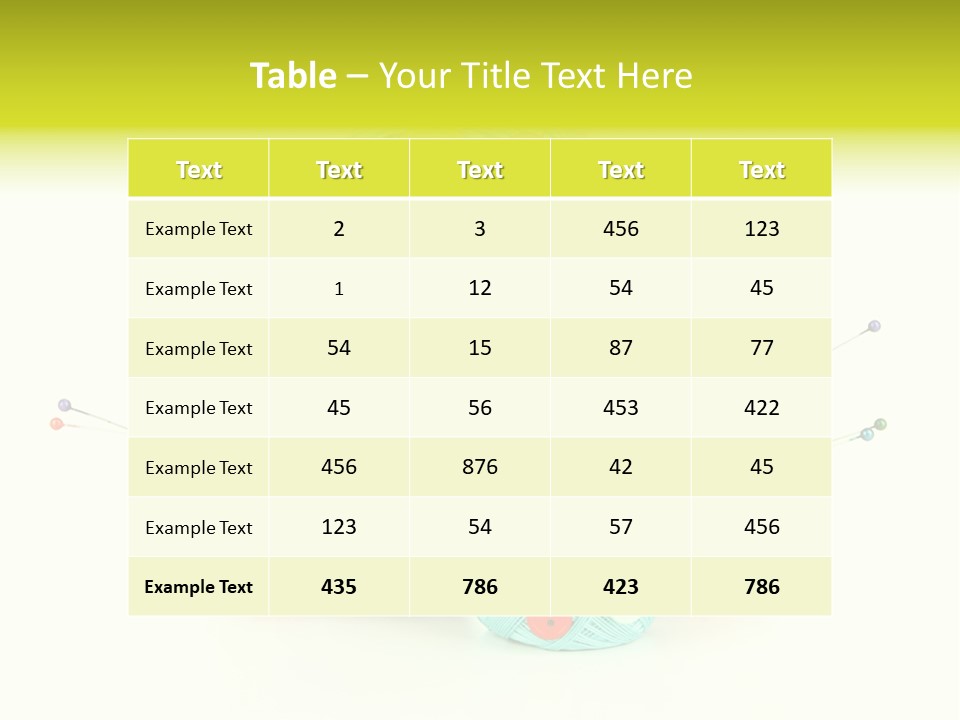 Spool Blue Coil PowerPoint Template