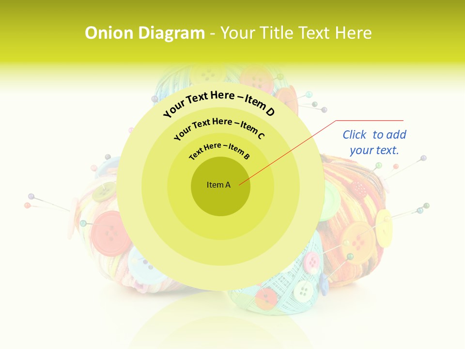 Spool Blue Coil PowerPoint Template