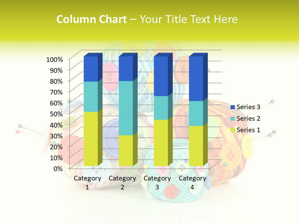 Spool Blue Coil PowerPoint Template