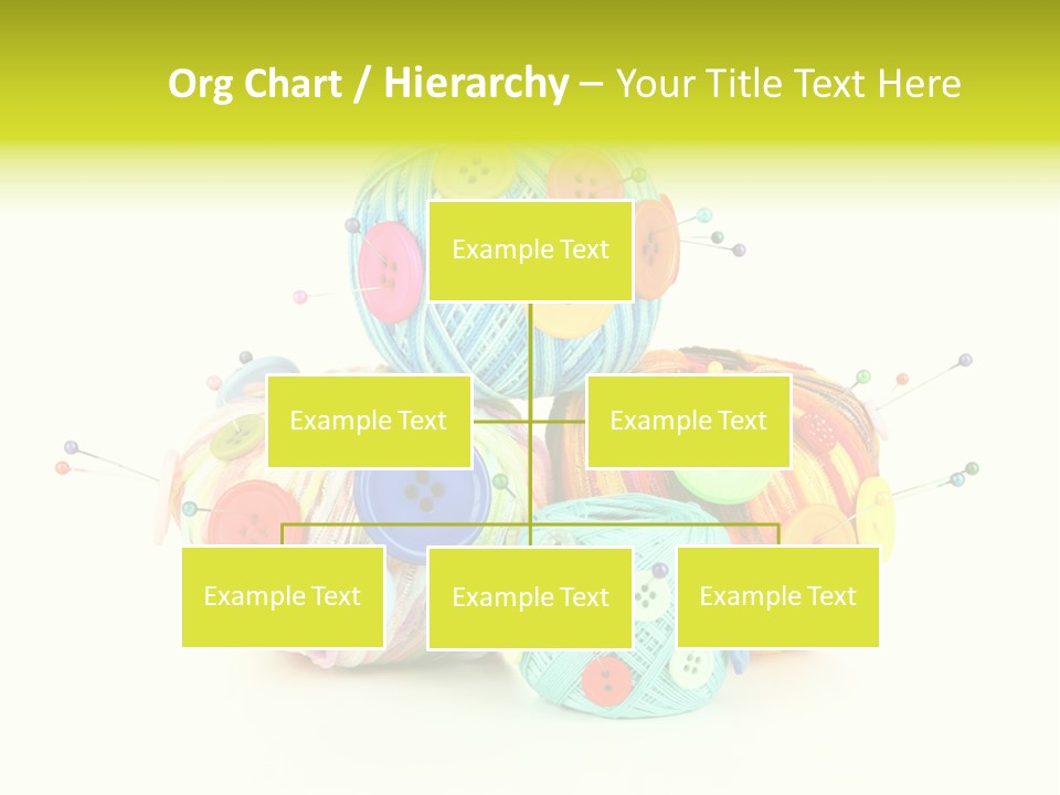 Spool Blue Coil PowerPoint Template