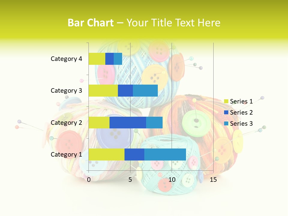 Spool Blue Coil PowerPoint Template