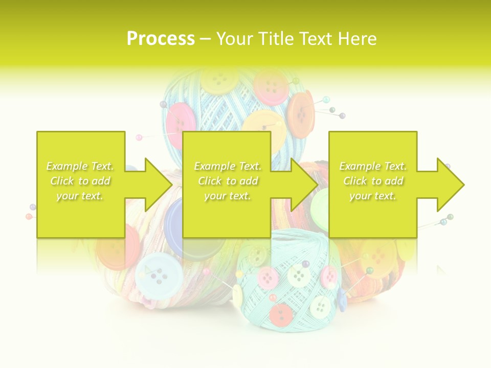 Spool Blue Coil PowerPoint Template