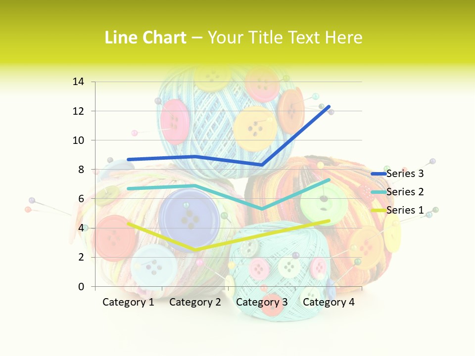 Spool Blue Coil PowerPoint Template