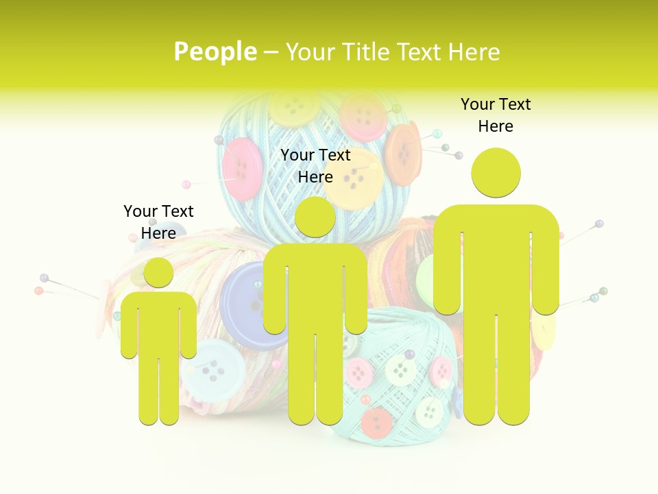 Spool Blue Coil PowerPoint Template