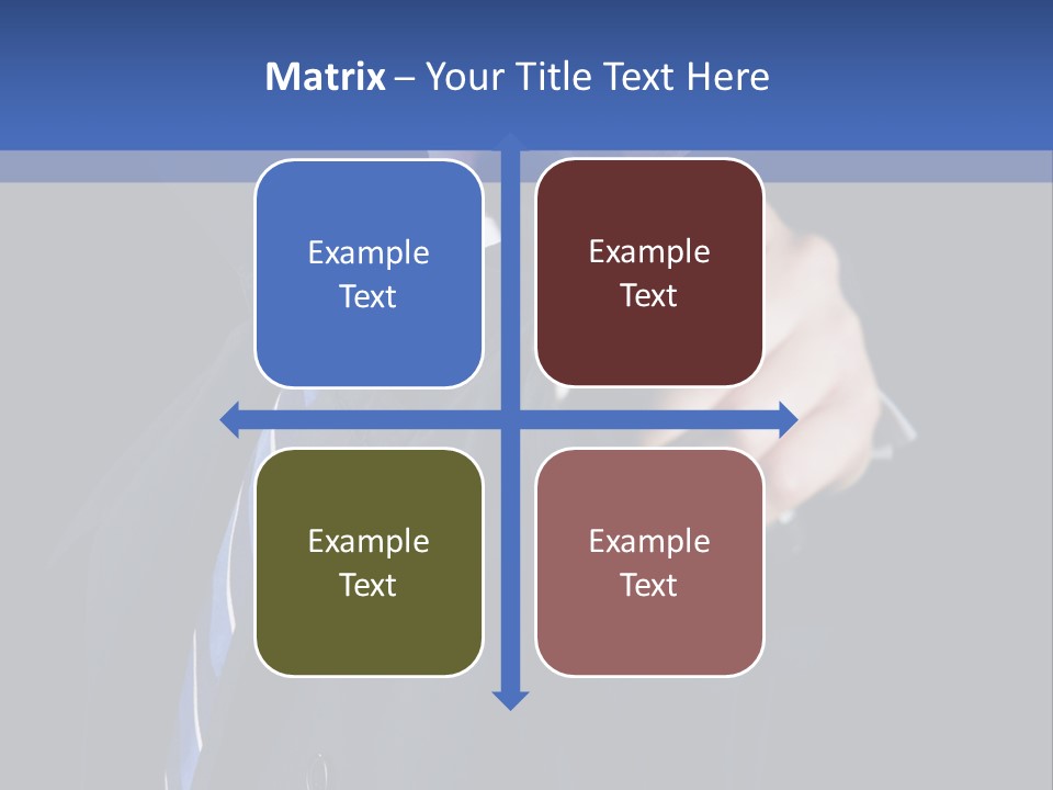 Male Hard Look Concepts PowerPoint Template