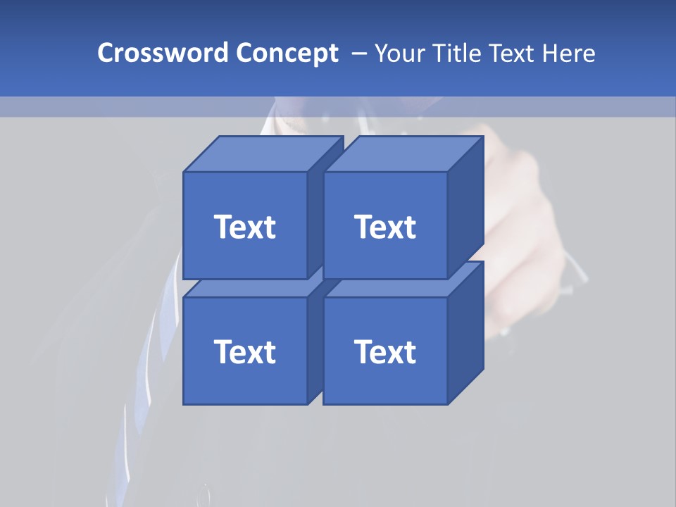 Male Hard Look Concepts PowerPoint Template