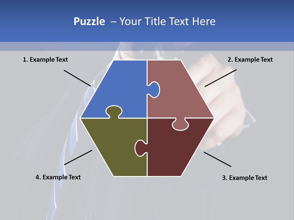 Male Hard Look Concepts PowerPoint Template