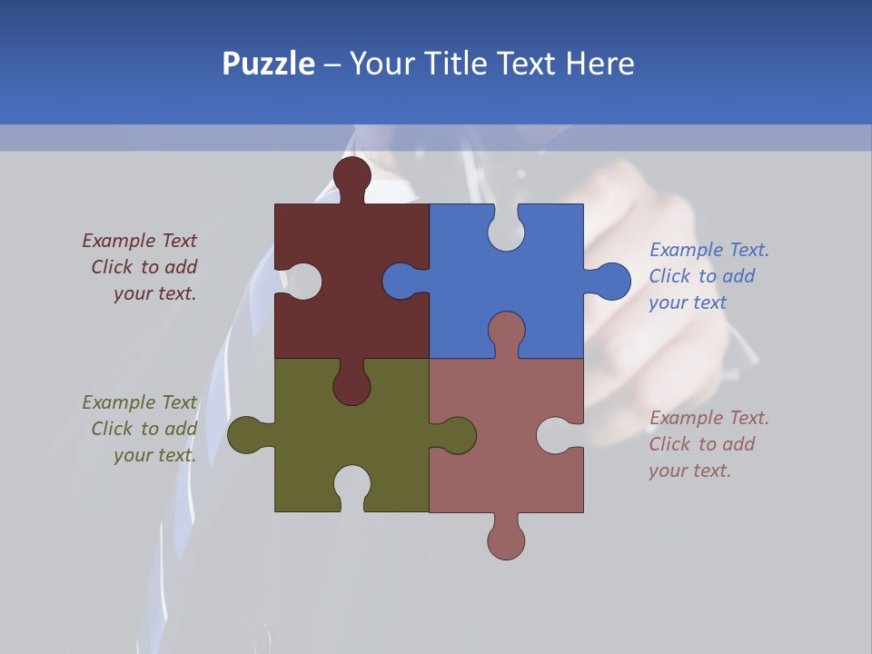 Male Hard Look Concepts PowerPoint Template