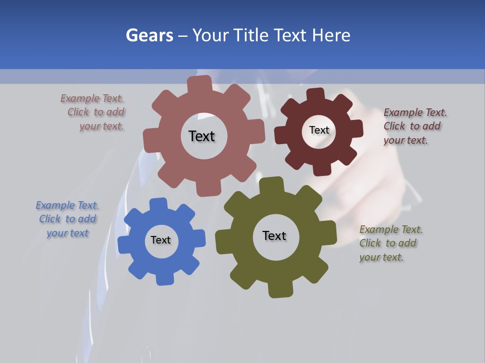 Male Hard Look Concepts PowerPoint Template