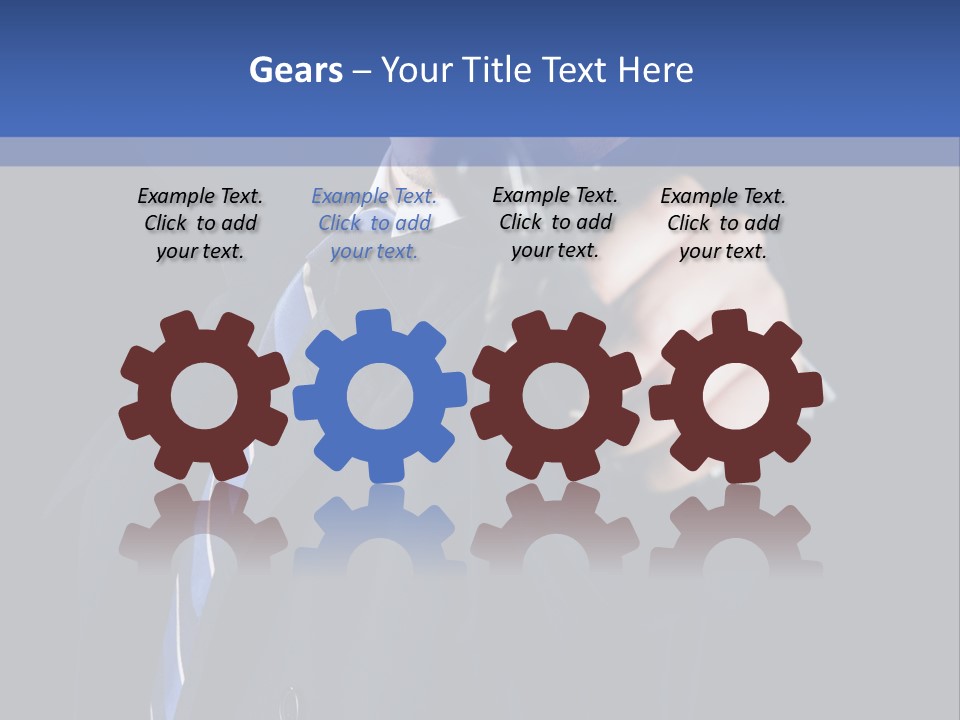 Male Hard Look Concepts PowerPoint Template